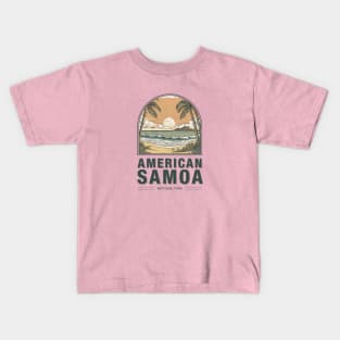 American Samoa National Park Kids T-Shirt